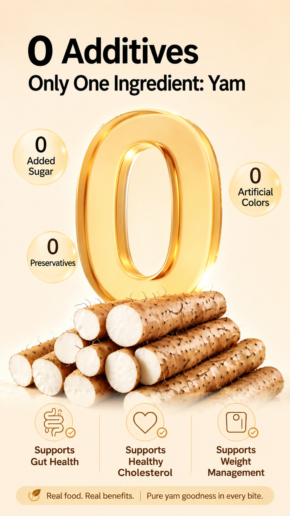✅Natural Premium Zero🥇💌Sugar Iron Stick Yam- XA