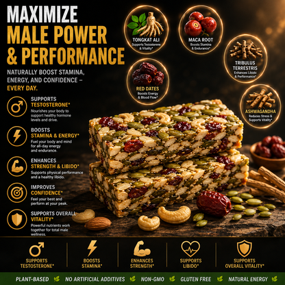 💪 More Energy More Confidence More Life🍆🥑Daily Wellness Support For Men-ABB8