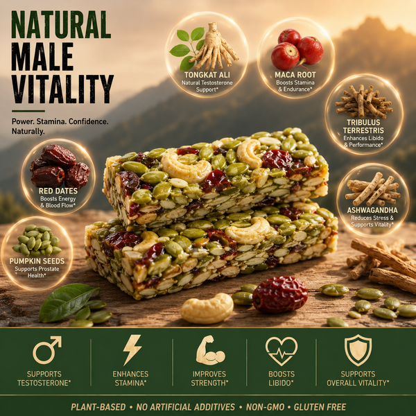 💪 More Energy More Confidence More Life🍆🥑Daily Wellness Support For Men-ABB8
