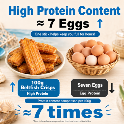 💯🐟High-Protein Guilt-Free Beltfish Crisps🦈🎉Limited-Time Special Offer-XA