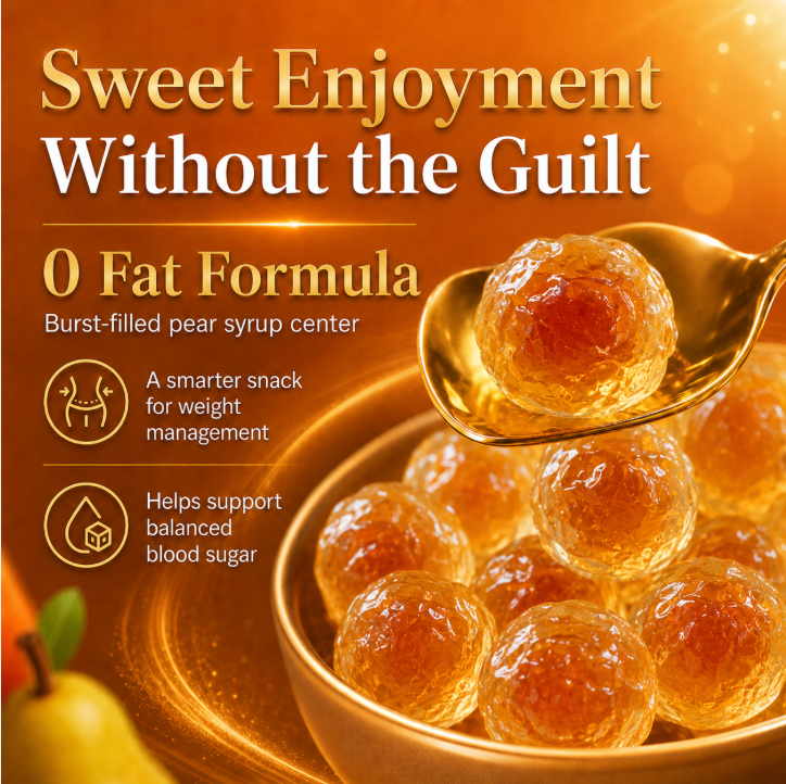 🍐 Pear Paste Vitamin C Gummies — Support Weight Management & Healthy Blood Sugar✨⚖️-ABB8
