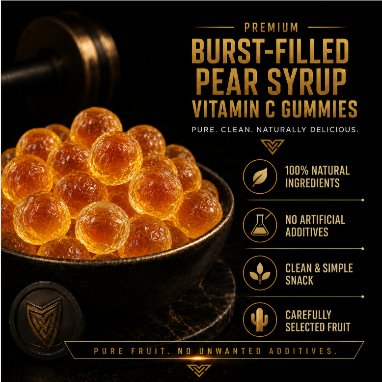 🔥✅ Pear Paste Vitamin C Gummies 🍐🦌Power Up Your Energy, Stamina & Confidence ，Support Energy, Stamina & Bedroom Confidence Naturally-ABB8
