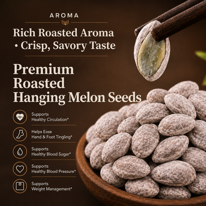 🛒🌴 Snack smarter, feel lighter! 🥇✨ Fiber-rich Hanging Melon Seeds help support healthy blood sugar, weight management & comfortable circulation-XA